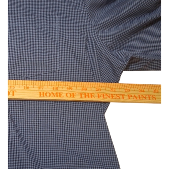 NWT IZOD RIVIERA Sz. XL Blue Long Sleeve Casual Button Down Shirt - Picture 4 of 12